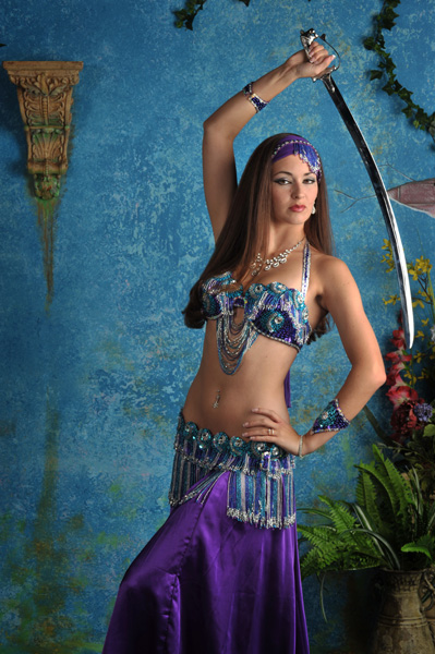 Amanda- professionally trained dancer, Belly Dancer show with specialty sword balancing routine in New Jersey, Belly Dancer Sword Balancing NJ, specialty option sword balancing choreography