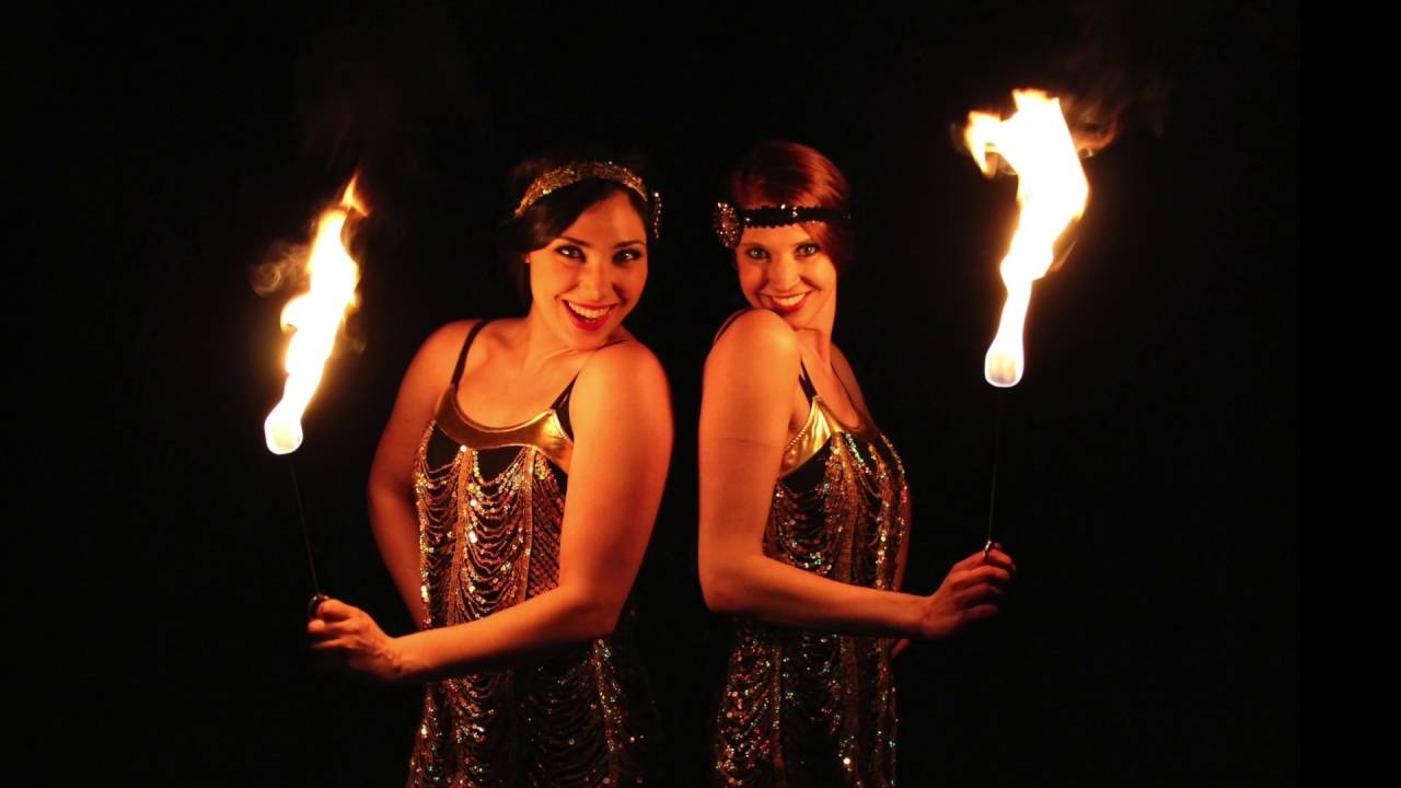 Gatsby Girls, Fire Dancers, fire jugglers for 1920s theme parties or corporate events