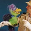 John and his comical large Toucan puppet, silly puppet show routine