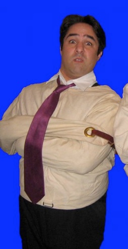 Pete- comical magic show for kids in New Jersey, comedy straight jacket escape trick, juggling, animal balloons, optional stilt walking, also featuring Sneaky Pete the Pirate Magician, pirate adventure magic show, comedy shows for all ages   (click on photo for comedy show entertainers)