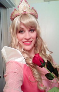 Stefanie- Princess Sleeping Beauty birthday party entertainer, princess parties NJ, hire princess entertainer for children's birthday parties in New Jersey, Sleeping Beauty party, fairy tale princess NJ