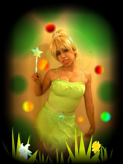 Princess Zoe poses as green fairy in New Jersey, NJ Tinker Bell, tinker bell green fairy character for children's parties, professional actress and model, kid's entertainer in sparkling fairy costume