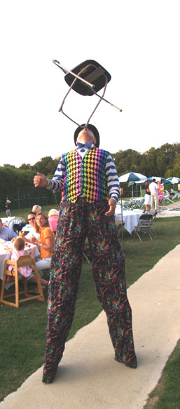 Dan- Master Circus and Carnival Entertainer, balancing act, NJ Stilt Walker, Magician, Juggler, Balloon Artist