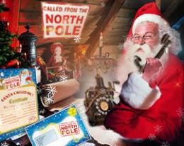 Personal phone call from Santa Claus, anywhere in the US, any time, any day, live phone call from Santa to your child by a professional Santa Claus actor, interactive Santa phone call    (click on photo for more information)